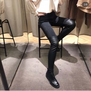 Zara overknee all leather boots